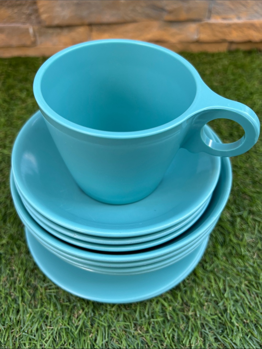 VINTAGE Melmac random kitchen dish lot made in Canada 🍁 MCM turquoise blue